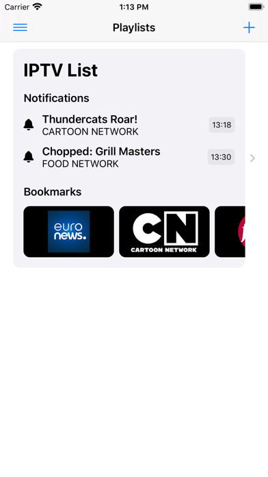 Emulate iPhone app IPTV Time using MyAndroid