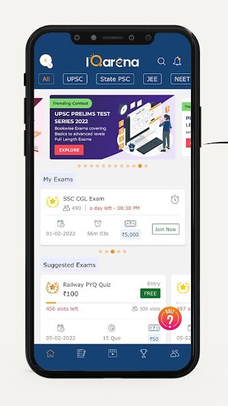 Run android online APK IQarena Exam Preparation App from MyAndroid or emulate IQarena Exam Preparation App using MyAndroid