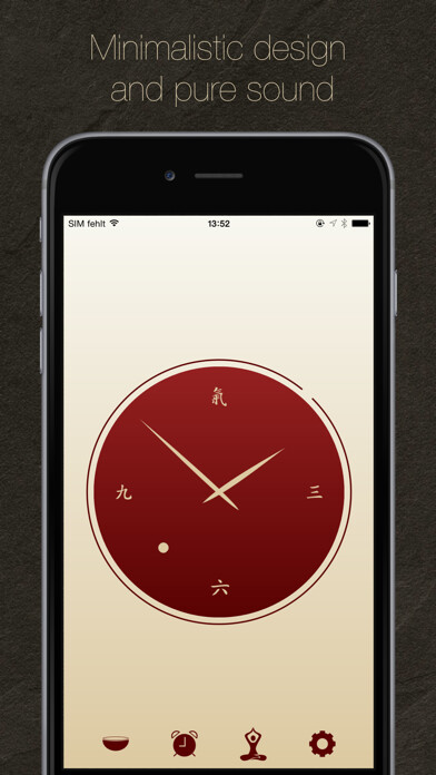 Emulate iPhone app i-Qi clock & meditation timer using MyAndroid