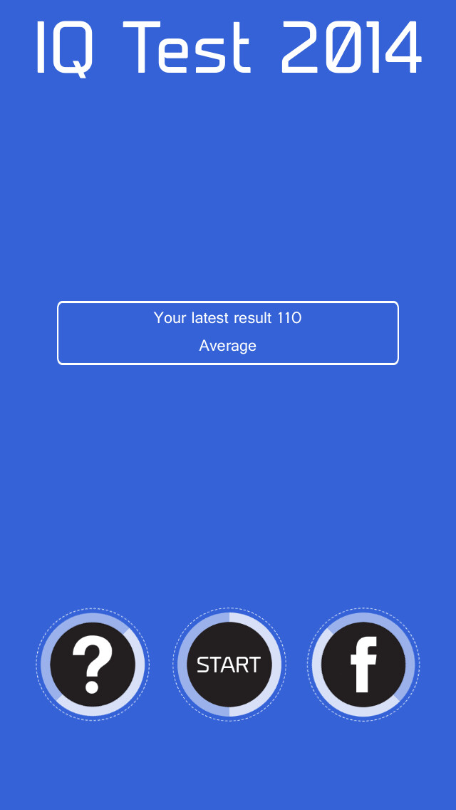 Emulate iPhone app IQ Test 2014 using MyAndroid