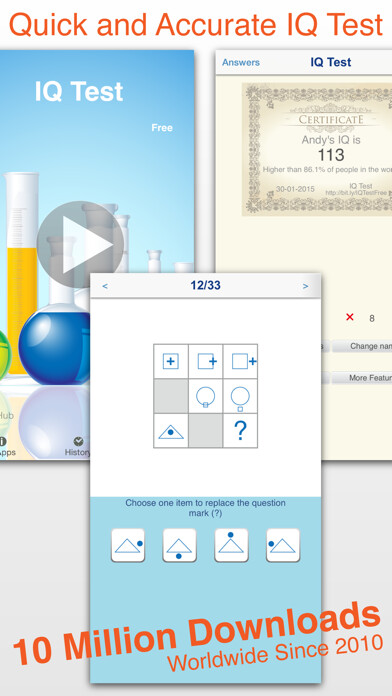 Emulate iPhone app IQ Test Classic using MyAndroid Emulate iPhone app IQ Test Classic using MyAndroid