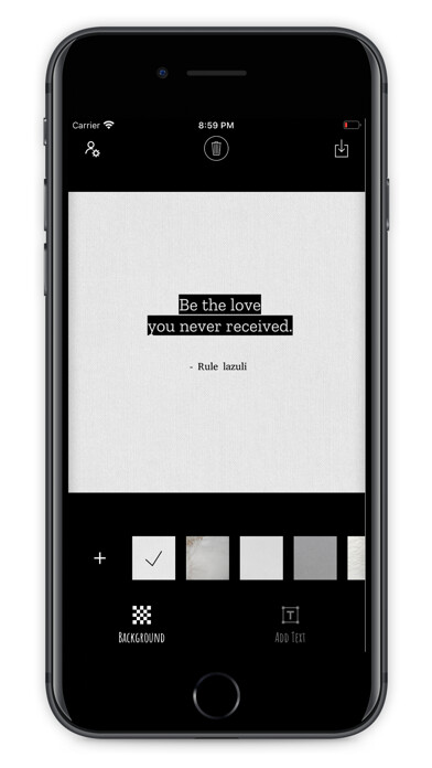 Emulate iPhone app iQuotes using MyAndroid