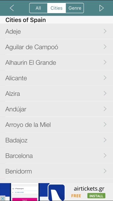Emulate iPhone app iRadio Espaa using MyAndroid