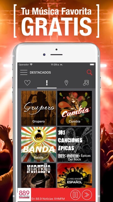 Emulate iPhone app iRadio FM Música y Radio using MyAndroid Emulate iPhone app iRadio FM Música y Radio using MyAndroid