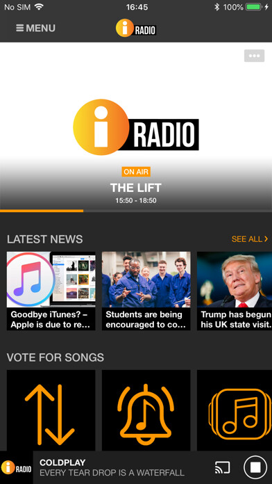 Emulate iPhone app iRadio - Music is Emulate iPhone app iRadio - Music is