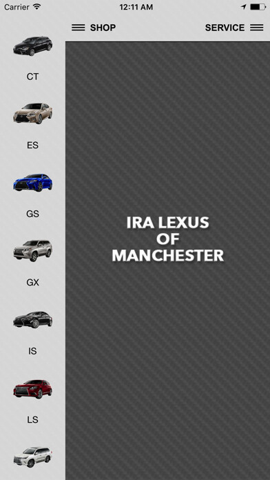 Emulate iPhone app Ira Lexus of Manchester using MyAndroid Emulate iPhone app Ira Lexus of Manchester using MyAndroid
