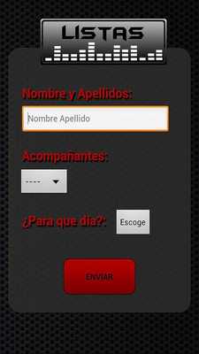 Emulate Android APK Iralistas v1: Gestor de listas
