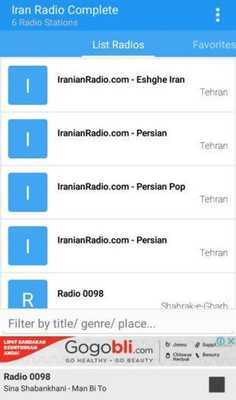 Emulate Android APK Iran Radio Complete