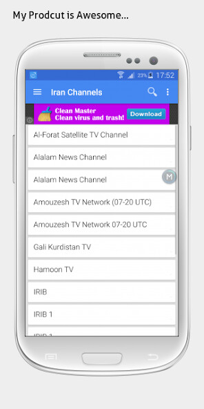 Run android online APK Iran TV sat info from MyAndroid or emulate Iran TV sat info using MyAndroid Run android online APK Iran TV sat info from MyAndroid or emulate Iran TV sat info using MyAndroid