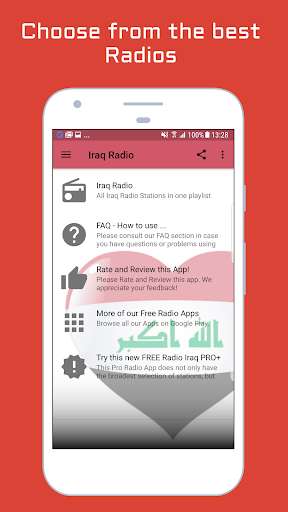 Run android online APK Iraq Radio Stations Music News from MyAndroid or emulate Iraq Radio Stations Music News using MyAndroid