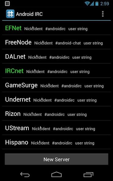 Run android online APK IRC for Android ™ from MyAndroid or emulate IRC for Android ™ using MyAndroid Run android online APK IRC for Android ™ from MyAndroid or emulate IRC for Android ™ using MyAndroid