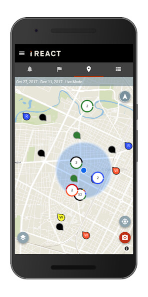 Run android online APK I-REACT Demo from MyAndroid or emulate I-REACT Demo using MyAndroid