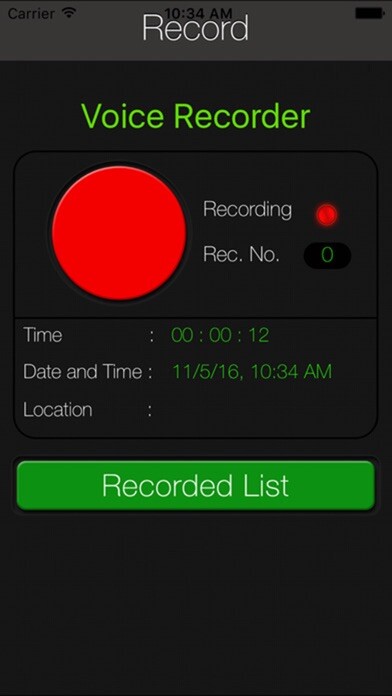 Emulate iPhone app iRecord Audio Recorder : Voice Recorder using MyAndroid Emulate iPhone app iRecord Audio Recorder : Voice Recorder using MyAndroid