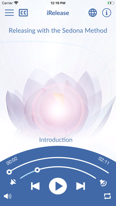 Emulate iPhone app iRelease Relieve Stress Now using MyAndroid