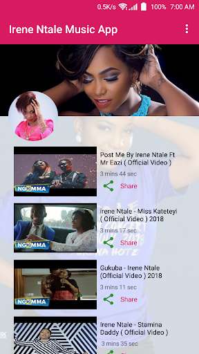 Run android online APK Irene Ntale Music App from MyAndroid or emulate Irene Ntale Music App using MyAndroid