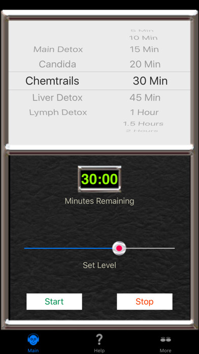 Emulate iPhone app iRife Detox using MyAndroid