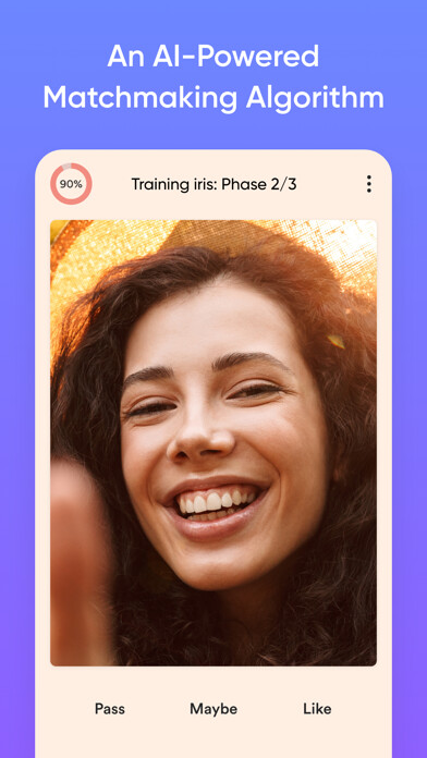 Emulate iPhone app iris: Dating and Relationships using MyAndroid
