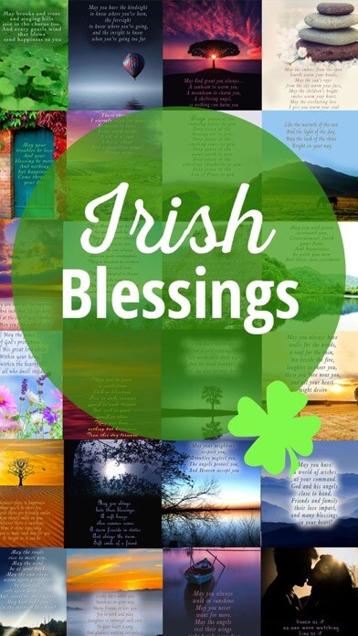 Emulate iPhone app Irish Blessings and Greetings - Image Sayings, Wallpapers & Picture Quotes using MyAndroid