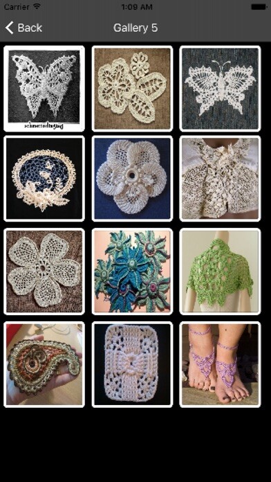 Emulate iPhone app Irish Crochet Patterns using MyAndroid Emulate iPhone app Irish Crochet Patterns using MyAndroid