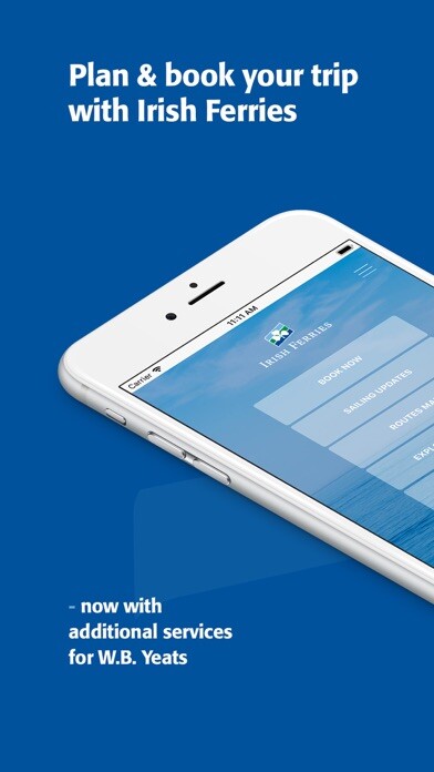Emulate iPhone app Irish Ferries using MyAndroid