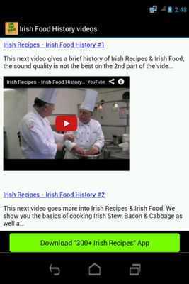 Emulate Android APK Irish Food History Emulate Android APK Irish Food History