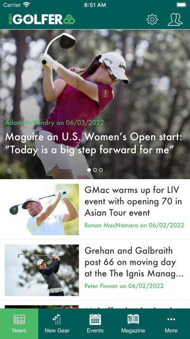 Emulate iPhone app Irish Golfer using MyAndroid Emulate iPhone app Irish Golfer using MyAndroid
