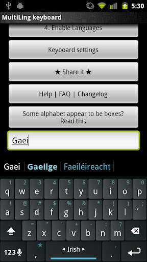 Emulate Android APK Irish Keyboard Plugin Emulate Android APK Irish Keyboard Plugin