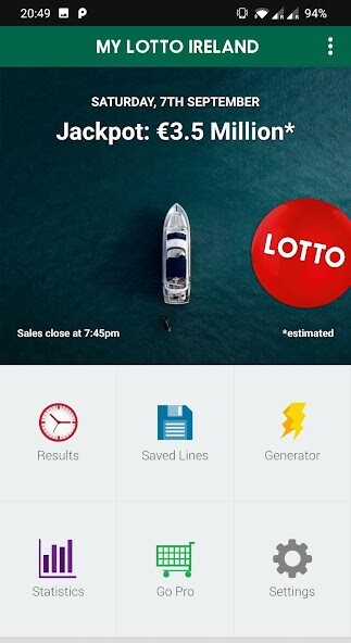 Run android online APK Irish Lottery Results (Lotto Ireland) from MyAndroid or emulate Irish Lottery Results (Lotto Ireland) using MyAndroid