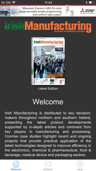 Emulate iPhone app Irish Manufacturing using MyAndroid