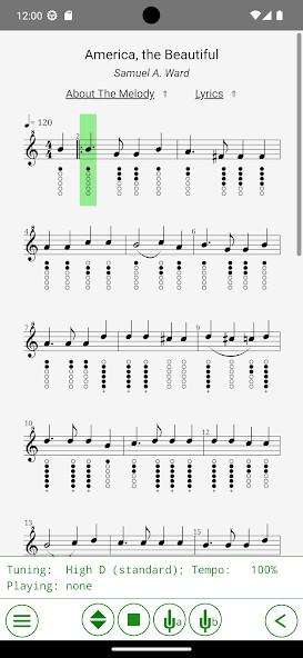 Emulate iPhone app Irish Tin Whistle Tabs using MyAndroid Emulate iPhone app Irish Tin Whistle Tabs using MyAndroid