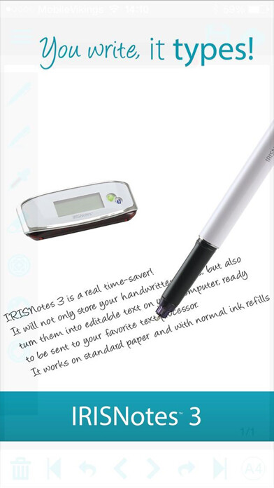 Emulate iPhone app IRISNotes Air 3 using MyAndroid Emulate iPhone app IRISNotes Air 3 using MyAndroid