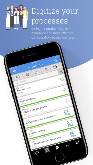 Emulate iPhone app Iristrace - Mobile checklists using MyAndroid Emulate iPhone app Iristrace - Mobile checklists using MyAndroid