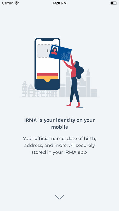 Emulate iPhone app IRMA authentication using MyAndroid