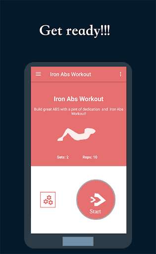 Run android online APK Iron Abs Workout from MyAndroid or emulate Iron Abs Workout using MyAndroid