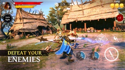 Emulate iPhone app Iron Blade: Medieval RPG using MyAndroid
