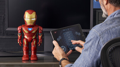 Emulate iPhone app Iron Man Mk50 Robot By UBTECH using MyAndroid