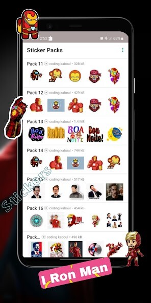 Run android online APK Iron-man Stickers for Wa from MyAndroid or emulate Iron-man Stickers for Wa using MyAndroid Run android online APK Iron-man Stickers for Wa from MyAndroid or emulate Iron-man Stickers for Wa using MyAndroid