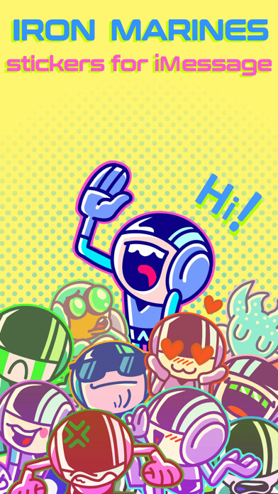 Emulate iPhone app Iron Marines Stickers using MyAndroid Emulate iPhone app Iron Marines Stickers using MyAndroid