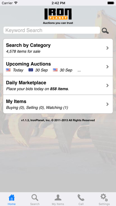 Emulate iPhone app IronPlanet using MyAndroid Emulate iPhone app IronPlanet using MyAndroid