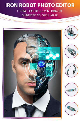 Emulate Android APK Iron Robot Photo Editor