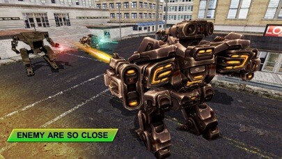 Emulate iPhone app Iron Robot Shooting Battle using MyAndroid