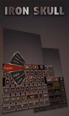Emulate Android APK Iron Skull GO Keyboard Theme Emulate Android APK Iron Skull GO Keyboard Theme