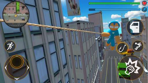 Run android online APK Iron Stickman Hero Rope Crime Vegas Mafia from MyAndroid or emulate Iron Stickman Hero Rope Crime Vegas Mafia using MyAndroid