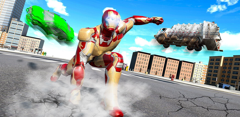 Run android online APK Iron Super Hero Vs. City Gangs from MyAndroid or emulate Iron Super Hero Vs. City Gangs using MyAndroid