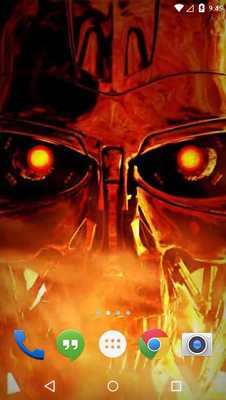 Emulate Android APK Iron T-100 3D Live Wallpaper