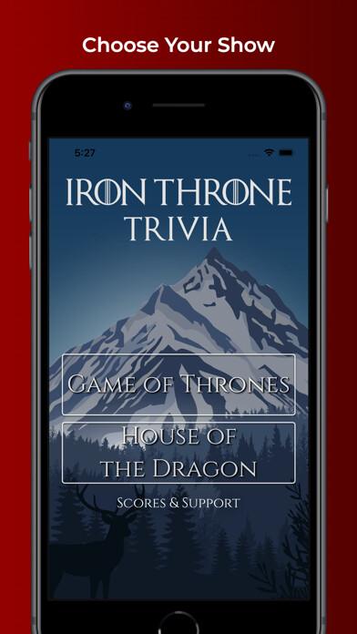 Emulate iPhone app Iron Throne Trivia using MyAndroid Emulate iPhone app Iron Throne Trivia using MyAndroid
