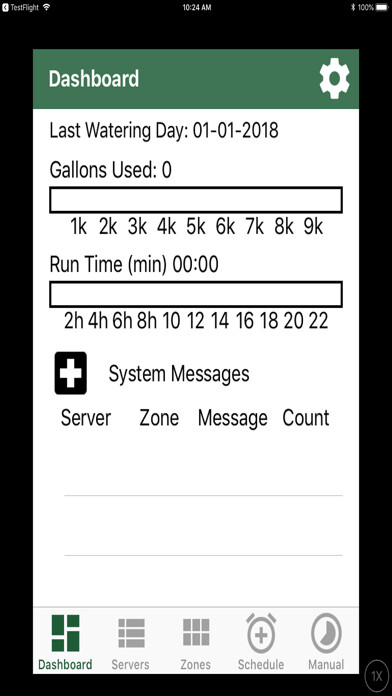 Emulate iPhone app IrriGreen EcoZone Genius App using MyAndroid