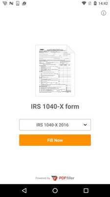 Emulate Android APK IRS Form 1040X: Sign Personal Income Tax eForm Emulate Android APK IRS Form 1040X: Sign Personal Income Tax eForm