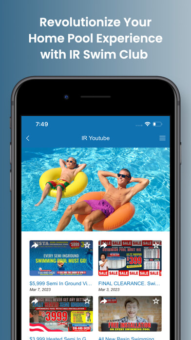 Emulate iPhone app IR Swim Club using MyAndroid Emulate iPhone app IR Swim Club using MyAndroid