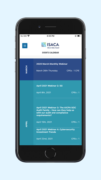 Emulate iPhone app ISACA Silicon Valley Chapter using MyAndroid Emulate iPhone app ISACA Silicon Valley Chapter using MyAndroid